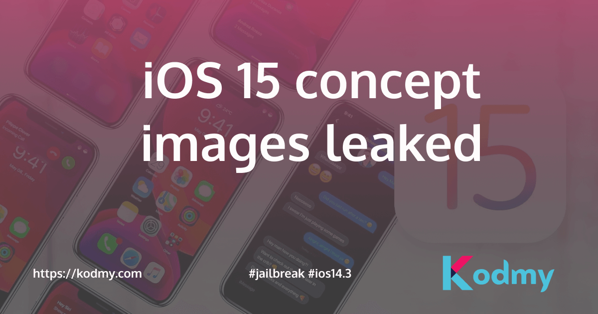 iOS 15 concept images