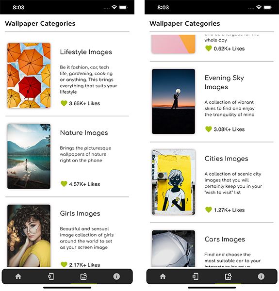 colorup wallpaper categories