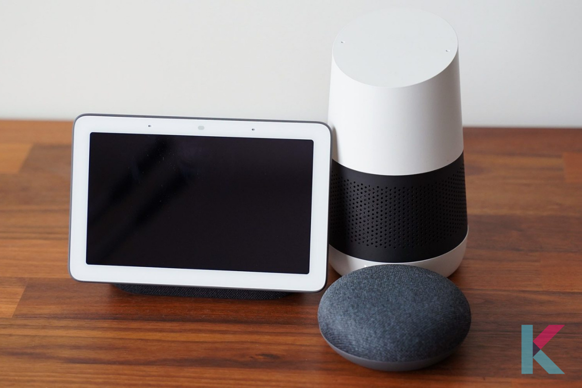 Google's Nest Hub Smart display is with a responsive touchscreen