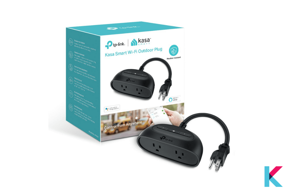 Pool pumps and patio lights are perfect for converting into smart home devices with Kasa Smart Wi-Fi outdoor plug