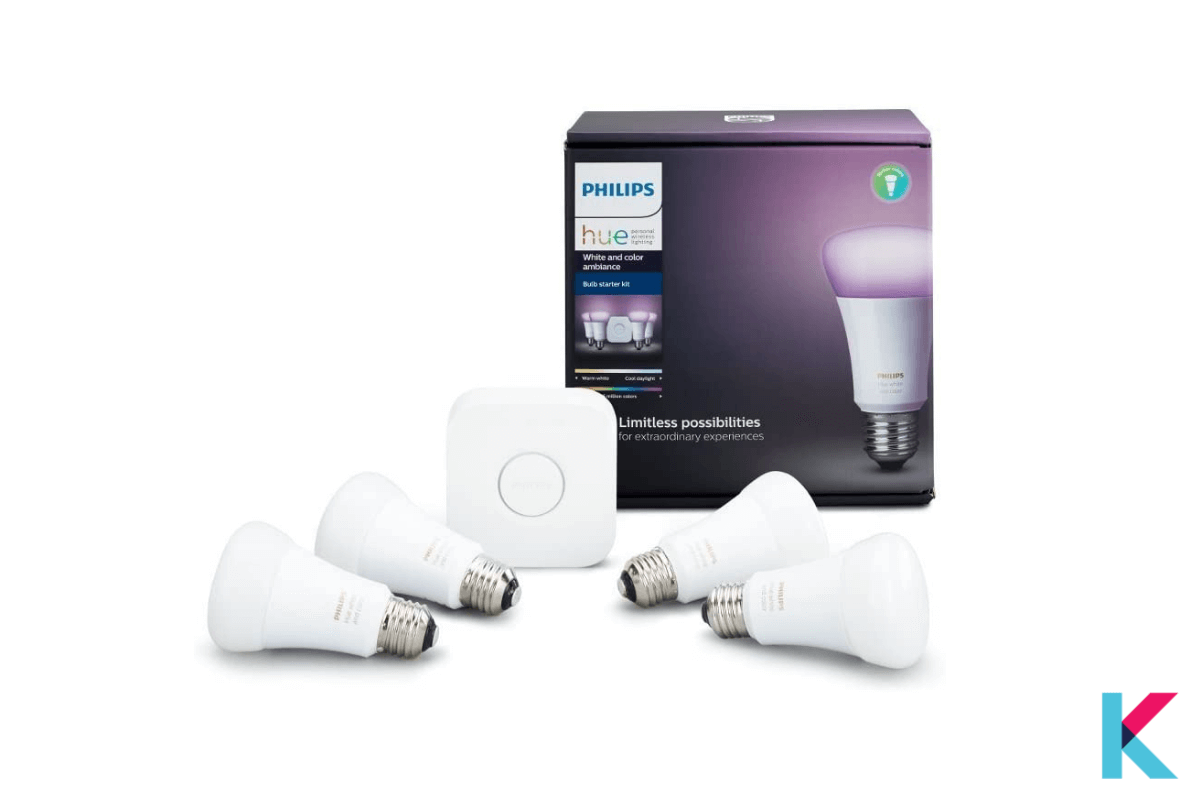 Philips Hue White and Color Ambiance Starter Kit is the best smart bulb starter kit