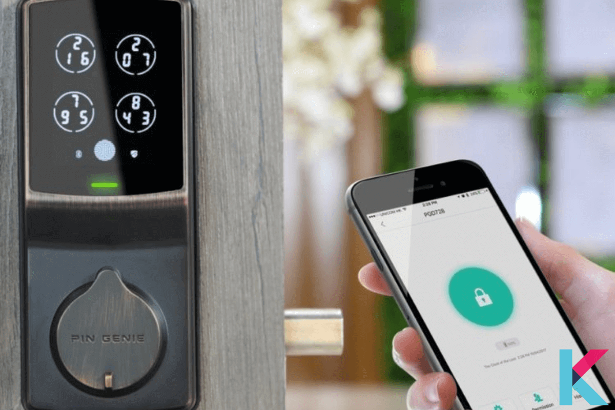 Smart lock transforms an ordinary lock into a keyless entry door lock to your home. It is an electronic lock that operates locking and unlocking functions when it receives instructions from an authorized device.