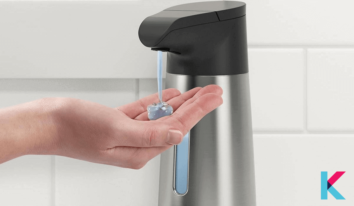 Automatic Soap Dispenser comes with 3.5inches sensing distance and higher sensitivity