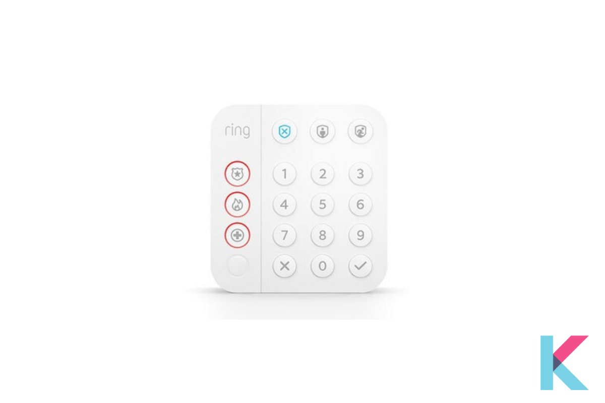 You can easily arm and disarm your Ring Alarm System using the KeyPad