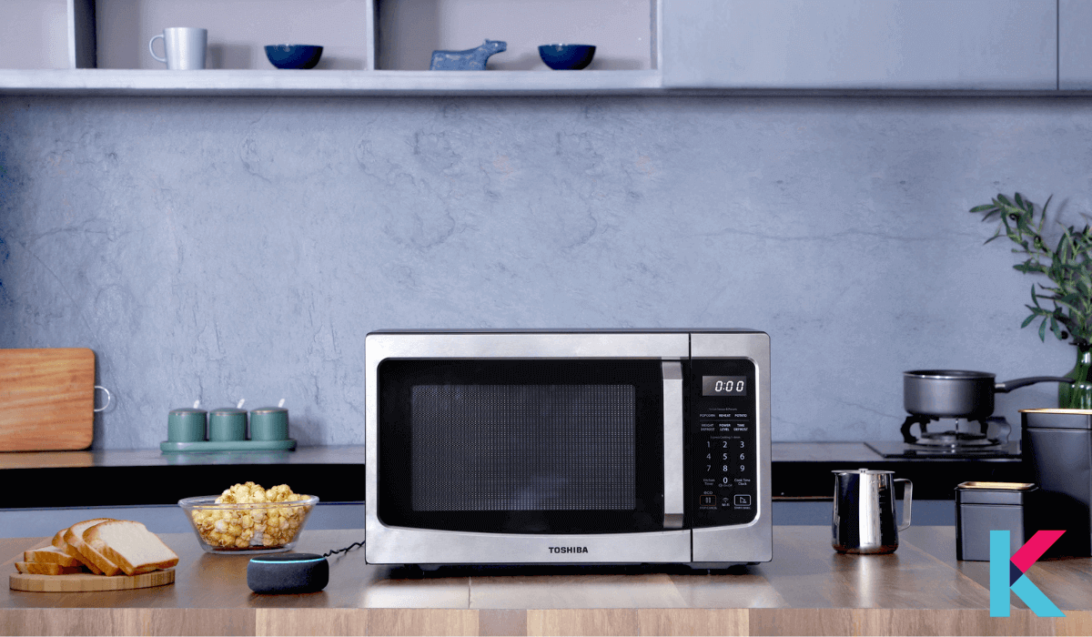 Toshiba ML Smart Microwave Oven  allows you to operate the oven using voice command or app control