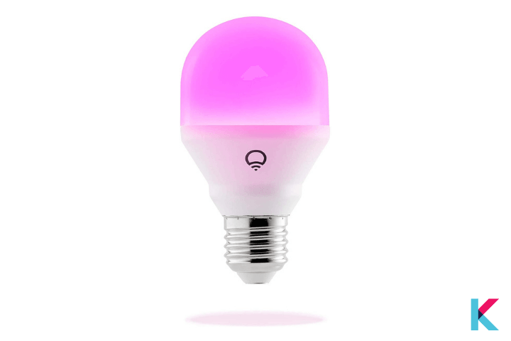 Lifx Mini Smart Bulb is among the best Google Home Devices, best Alexa compatible devices, and best Apple HomeKit compatible smart light bulbs.