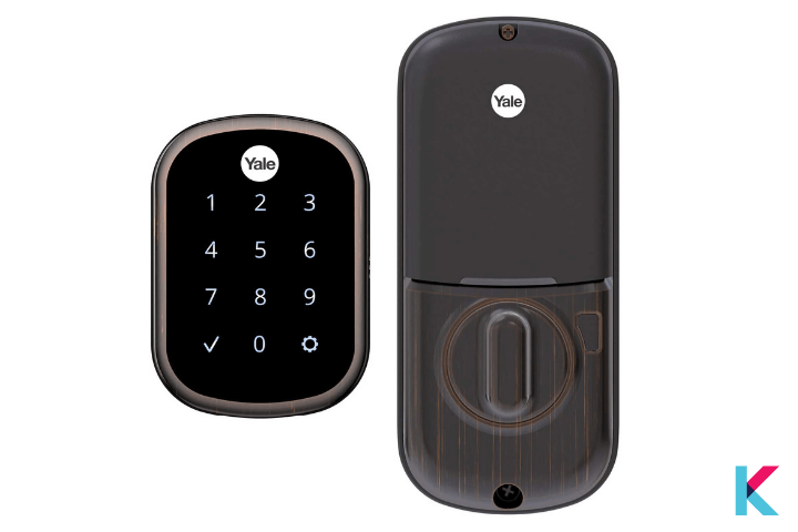 The Yale Assure SL smart lock is Apple HomeKit Enabled smart lock with a small and clean design.