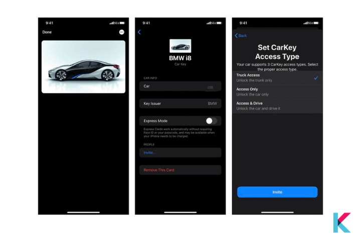 Apple CarKey for BMW