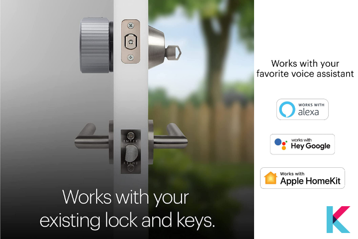 August smart lock works with your existing lock and keys