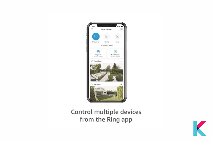 If you want to control your camera smoothly, Ring App gives complete control for you