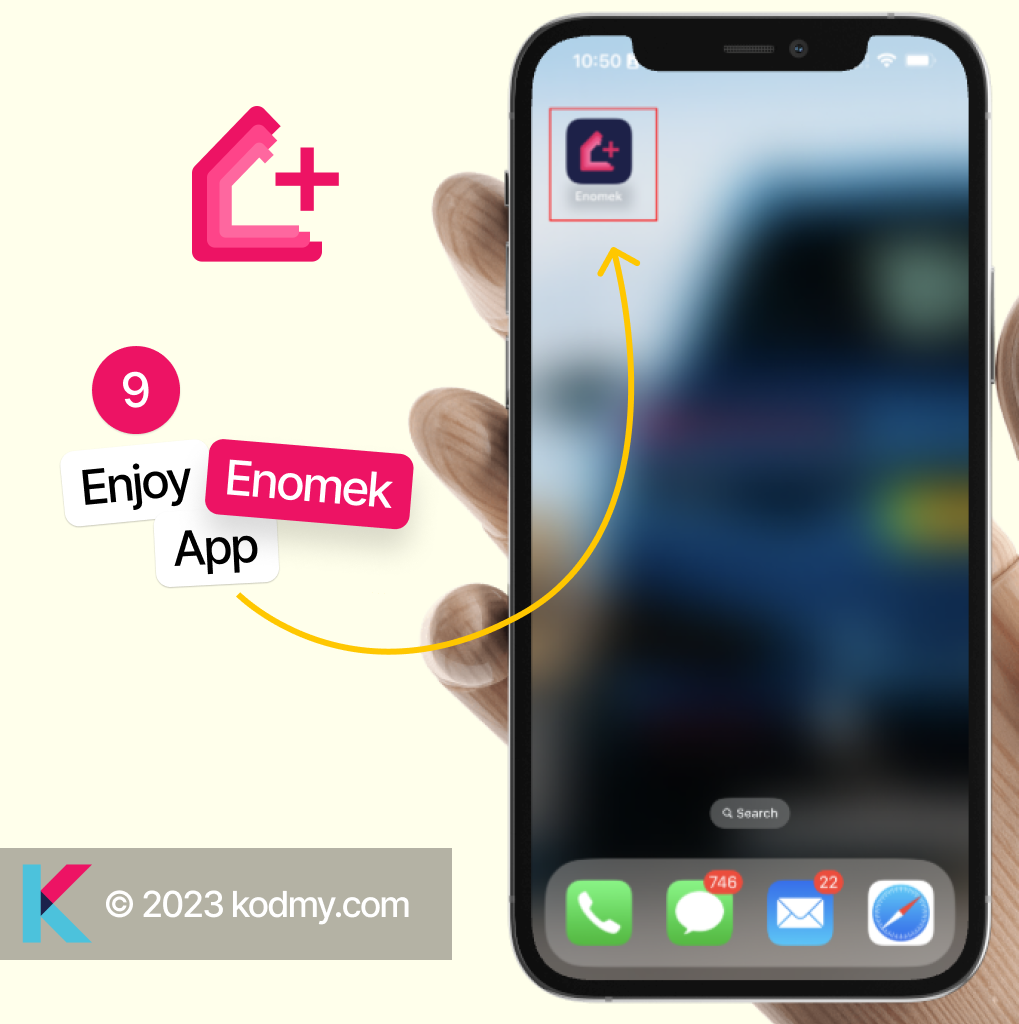 Install Enomek App - Step 9